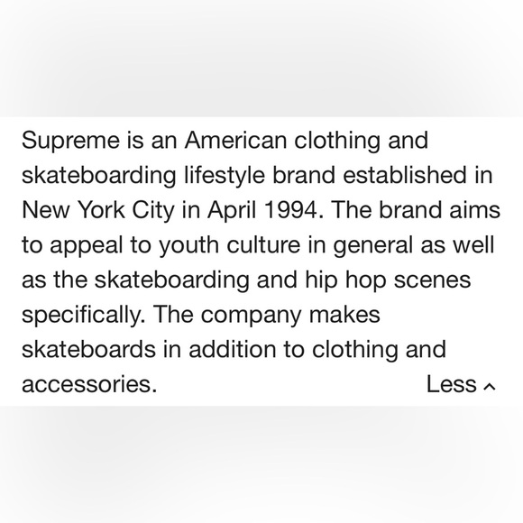 Supreme Men's Dylan Tee, 100% Authentic - Picture 6 of 8